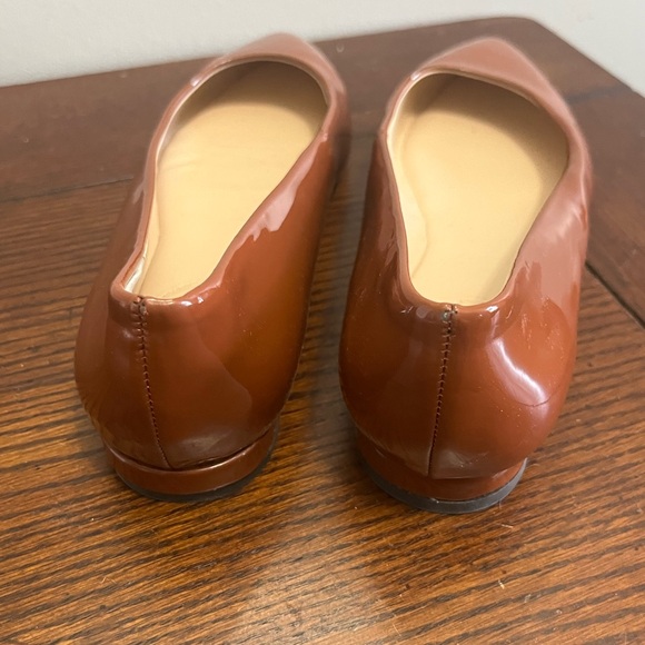 Nine West brown patent flats pointed toe NEW‎ - Picture 4 of 5